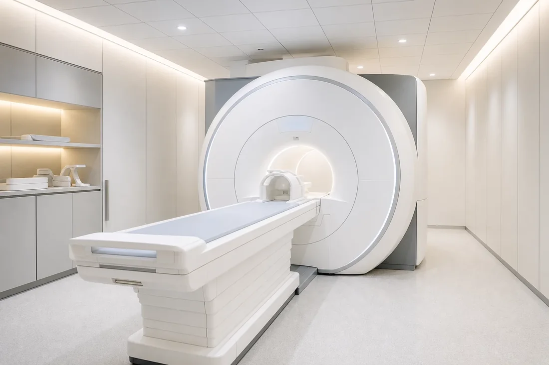 협력 병원의 MRI 검사실